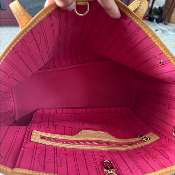 LOUIS VUITTON MONOGRAM NEVERFULL PM TOTE HANDBAG - HAS Painted INITIALS H.M - Picture 15 of 15